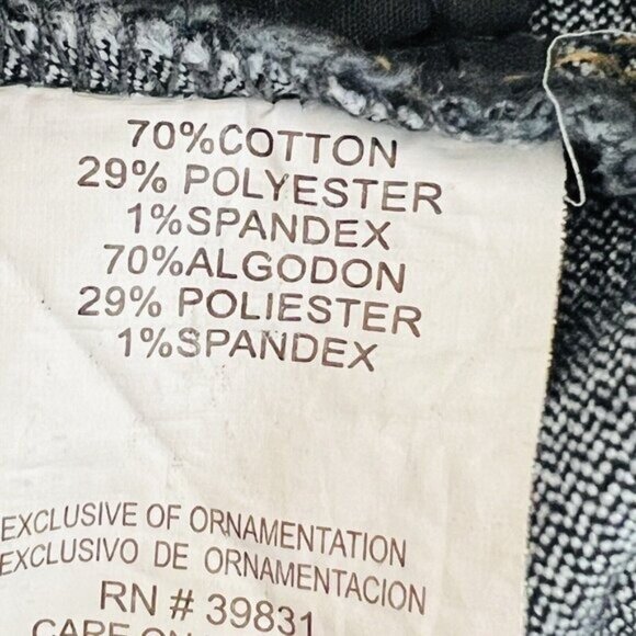 Democracy Women's Justice Blue Jeggings Jeans Size 6 Mid Rise Stretch Skinny - Picture 10 of 10